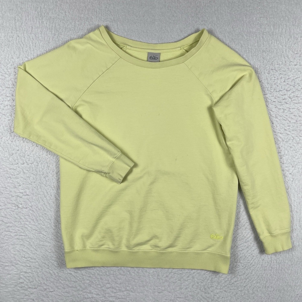 Nike 6.0 Sweatshirt Juniors Large 11-13 Yellow Pullover Girls Activewear Casual